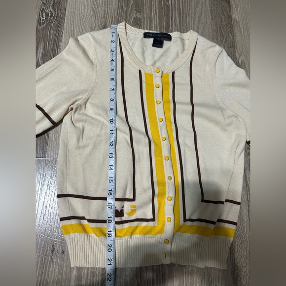 Marc by Marc Jacobs Cotton silk knit collared top small - Picture 5 of 9